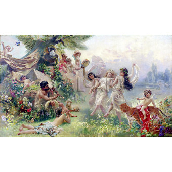 РЕПРОДУКЦИИ НА КАРТИНИ Щастлива Аркадия (1890)